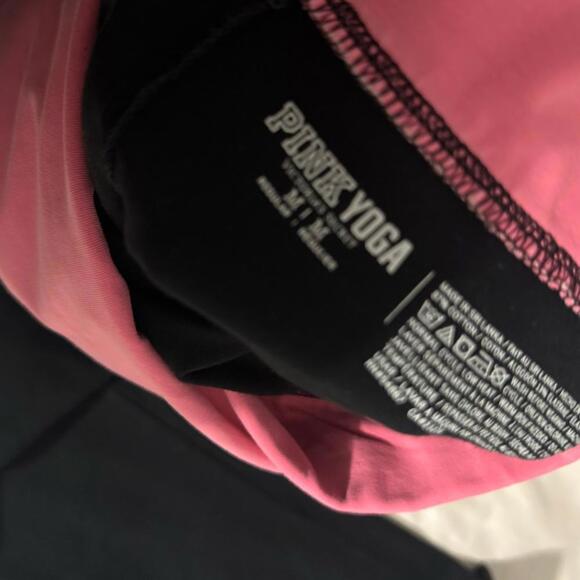 Y2K PINK Victoria's Secret BLING Flare Yoga Pants - Picture 3 of 4